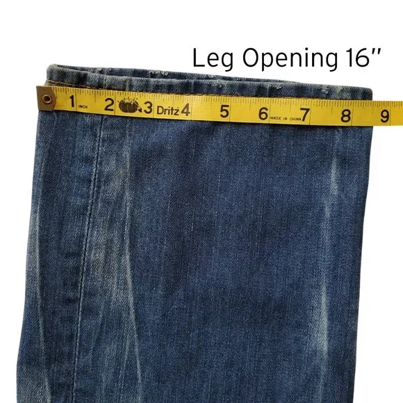 TRUE RELIGION Ricky Flap SN Straight Leg Men's 32 x 34 - Picture 14 of 16